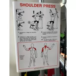 Shoulder press technogym