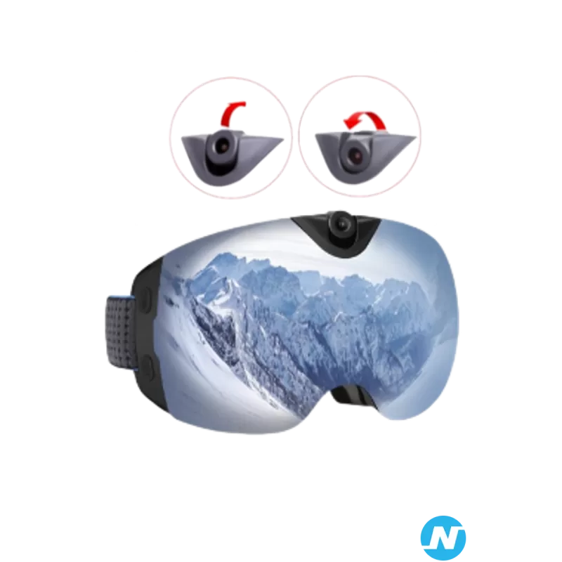 Masque de ski 4 k connecté