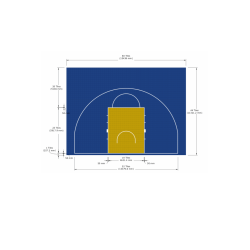 Terrain de basket 15m x 11m