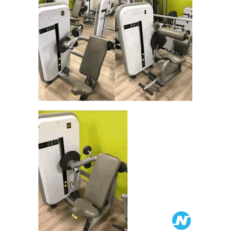 lot appareils guidés musculation technogym