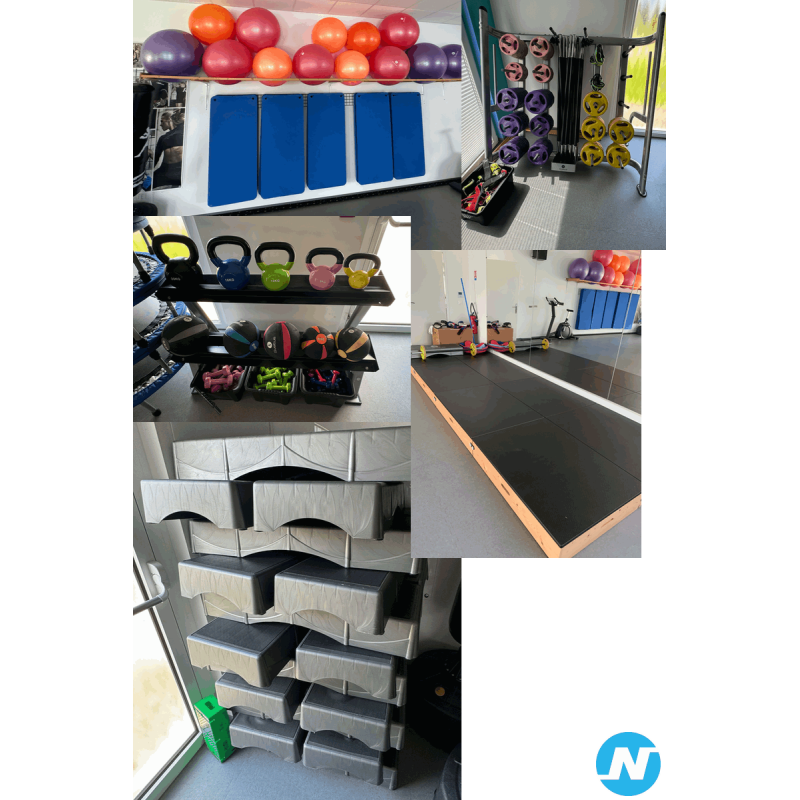 lot accessoires fitness pour cours collectifs