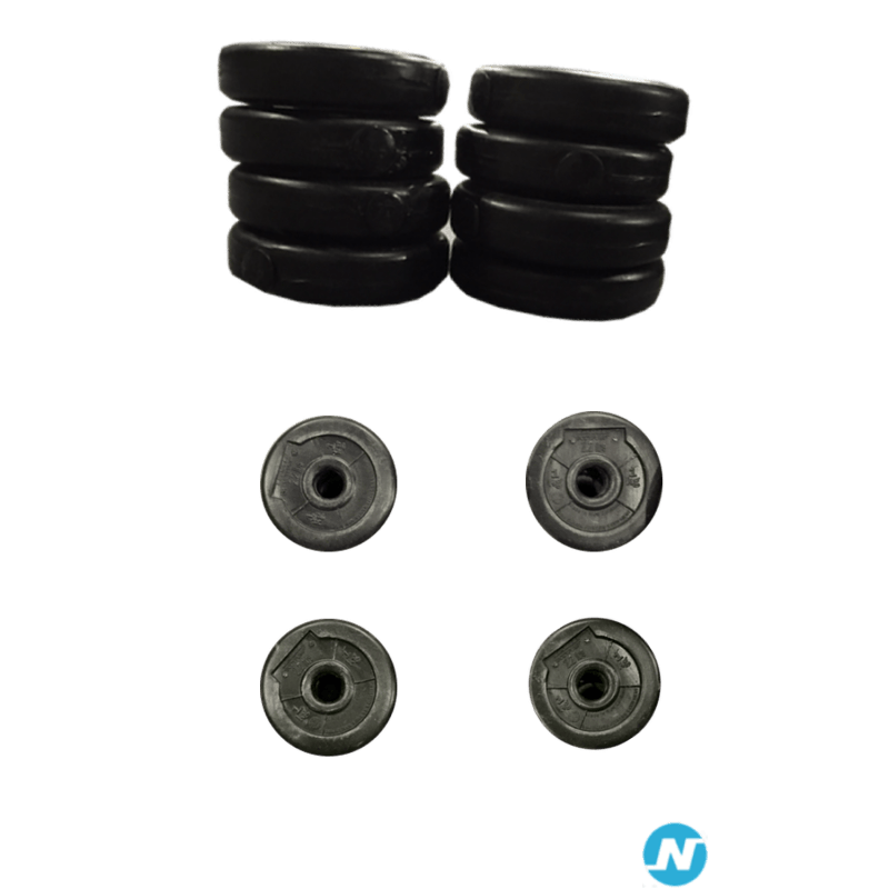 Lot 24 disques Don Oliver LesMills noir de 1 kg 5 cm de diamètre Lot 24 disques Don Oliver LesMills noir de 1 kg 5 cm de diamètre
