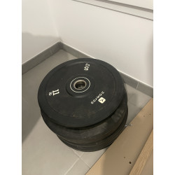 Barre olympique 20 kg + disques