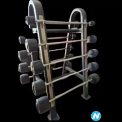 10 barres muscu droites 10 à 55kg
