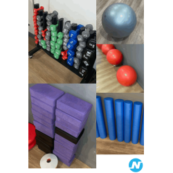 LOT MATERIEL FITNESS YOGA MUSCU