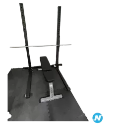 Rack squat avec banc inclinable