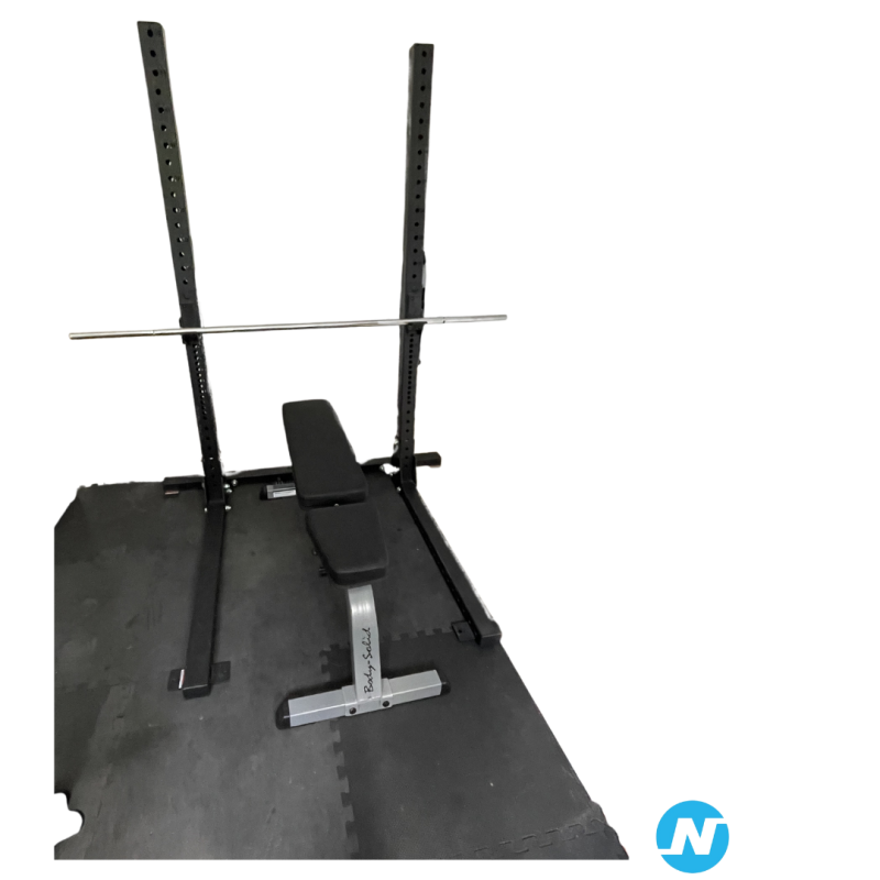 Rack squat avec banc inclinable