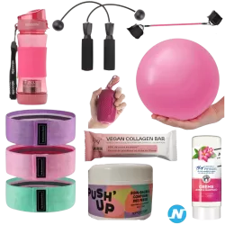 lot accessoires fitness yoga