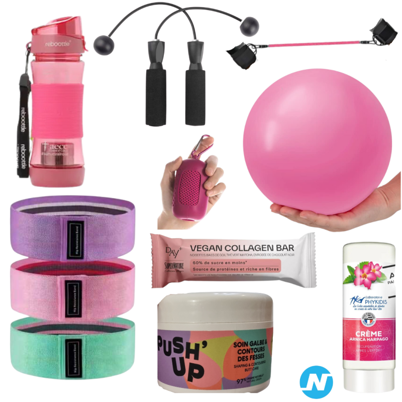 lot accessoires fitness yoga