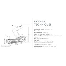 Tapis de course haut de gamme sans moteur SprintBok