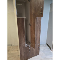 casier vestiaire sport en bois