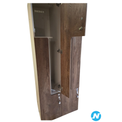casier vestiaire sport en bois