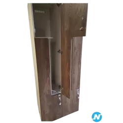 casier vestiaire sport en bois