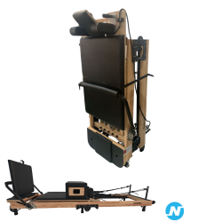 Appareil pilates reformer pliable pour professionnel