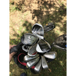 lot clubs golf avec son sac très bon état