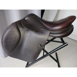 SELLE EQUITATION D'OBSTACLE / CSO - CWD - 2Gs - 17,5 pouces - Cuir véritable