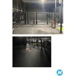 Zone de combat MMA de 49m2 - Flexiroll/cages MMA