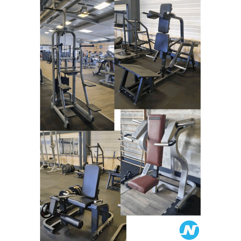 LOT MUSCULATION TECHNOGYM & MARQUES DIVERSES