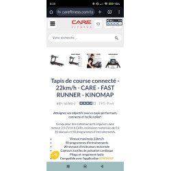 Tapis de course connecté fastrunner care