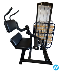 Machine Abdominaux Professionnelle (Crunch Assis) - Charge 50kg