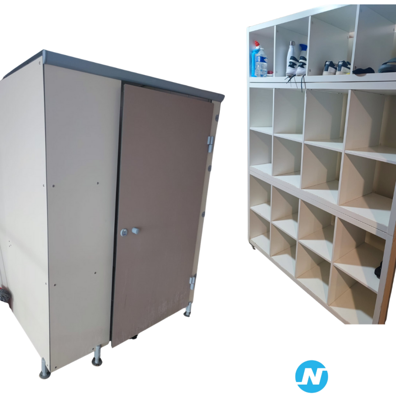 LOT 15 CABINES VESTIAIRES