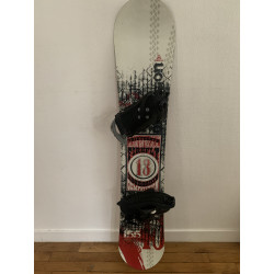 Snowboard Firefly "13ème anniversaire", taille 155, avec fixations et housse de transport