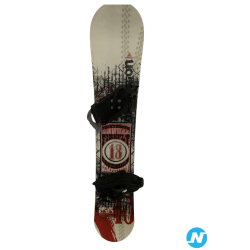 Snowboard Firefly "13ème anniversaire", taille 155, avec fixations et housse de transport