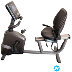 Vélo de fitness professionnel semi-allongé "LifeFitness RS"3 quasi-neuf (Belgique)