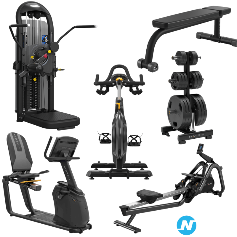 Lot fitness et musculation Matrix reconditionné et garanti