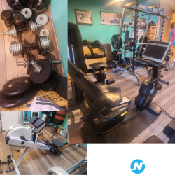 LOT COMPLET APPAREILS TECHNOGYM / BODYSOLID ET CONCEPT2