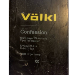 Skis Völkl Confession 179 cm Skis Völkl Confession 179 cm