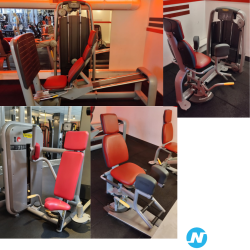 Machines musculation Technogym – Lot professionnel