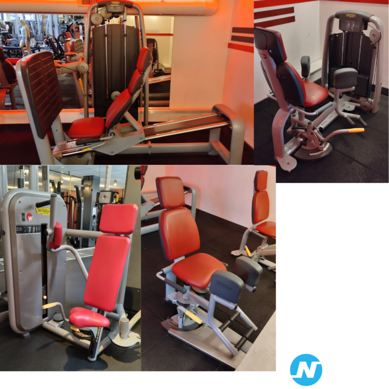 Machines musculation Technogym – Lot professionnel