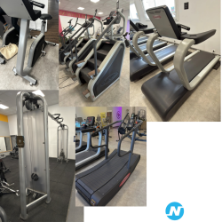 Lot complet de matériel fitness professionnel – Panatta / Life Fitness