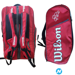 Sac de tennis Wilson rouge RF DNA 15 Thermoguard