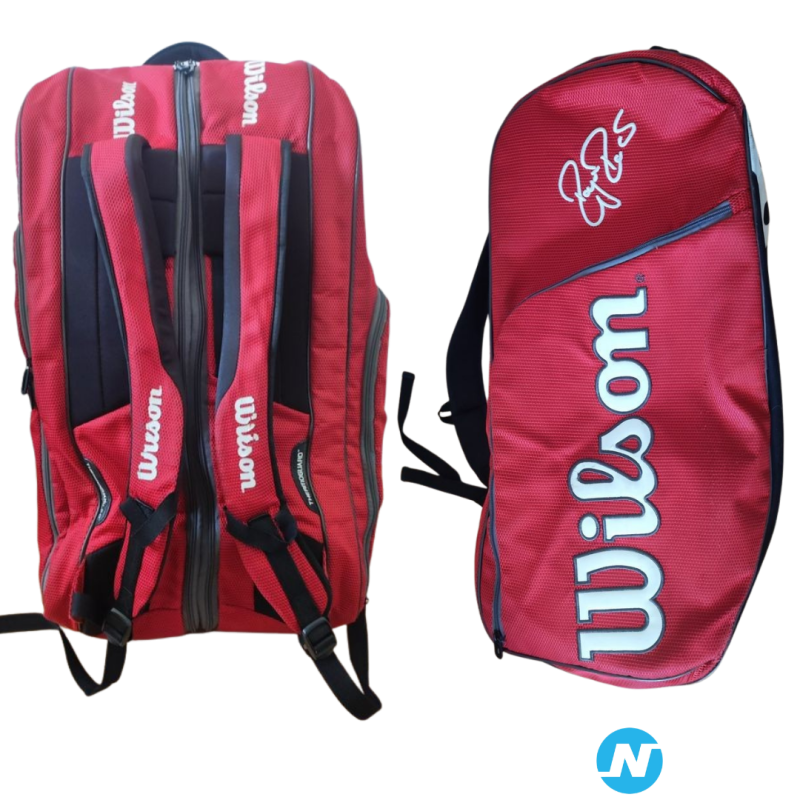 Sac de tennis Wilson rouge RF DNA 15 Thermoguard