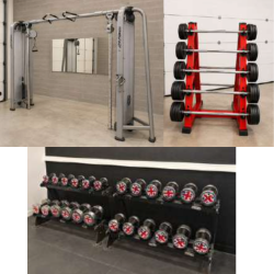 lot complet salle de sport : musculation et cardio