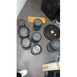 lot haltères technogym