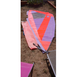 2 voiles 1 mât 2wishbones planche à voile