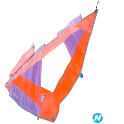 2 voiles 1 mât 2wishbones planche à voile