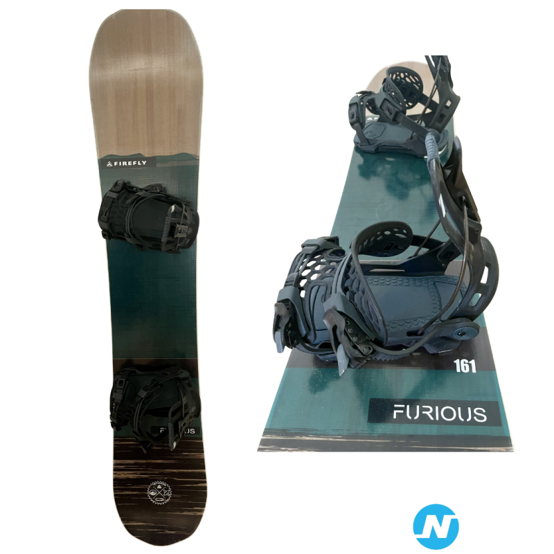 Snowboard FIREFLY 161 avec fixation Flow Fenix