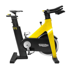 Lot 4 Vélos Indoor Cycling Technogym Group Cycle Ride Jaune & Noir - Reconditionnés