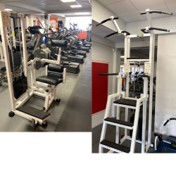 LOT COMPLET DE SALLE DE SPORT PROFESSIONNELLE TECHNOGYM & STAR TRAC
