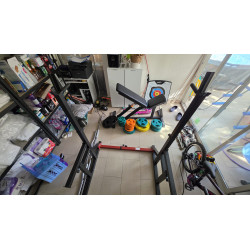 Rack à squat et developpé-couché réglable