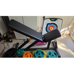 Banc de musculation multi-positions, noir