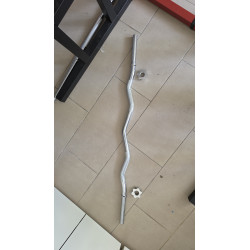 Set - barre longue, barre curl EZ, deux barres courtes et stop-disques