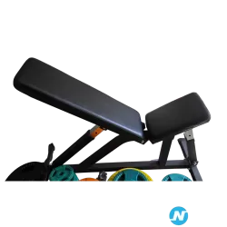 Banc de musculation multi-positions, noir