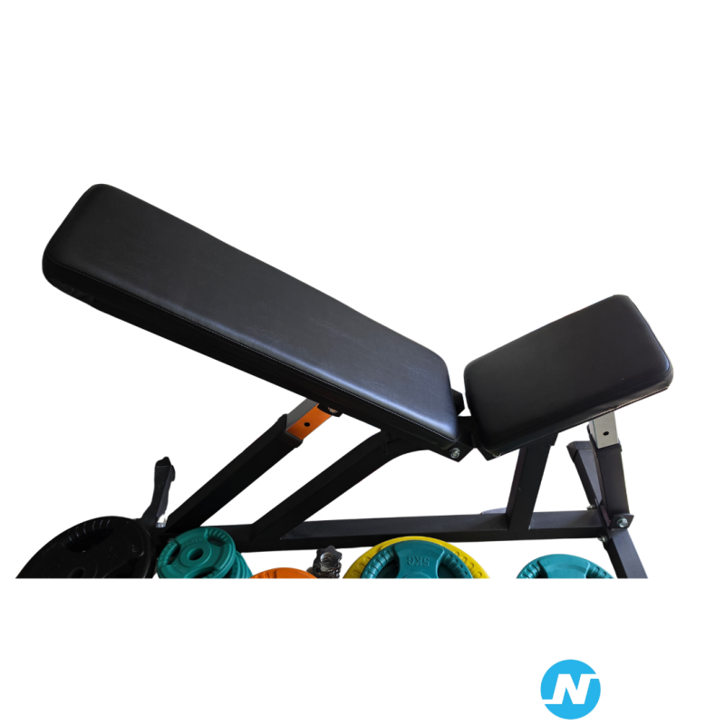 Banc de musculation multi-positions, noir