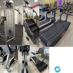 Lot complet de matériel fitness professionnel – Panatta / Life Fitness