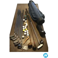 LOT CLUBS DE GOLF ET SAC DE GOLF